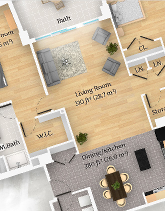 Floor Plan Renderings