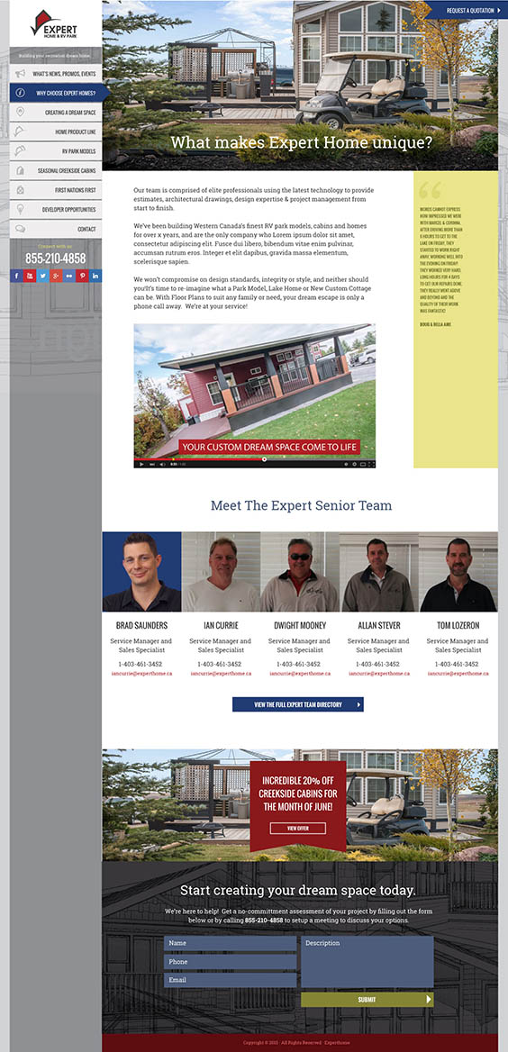 Expert Home - About Page