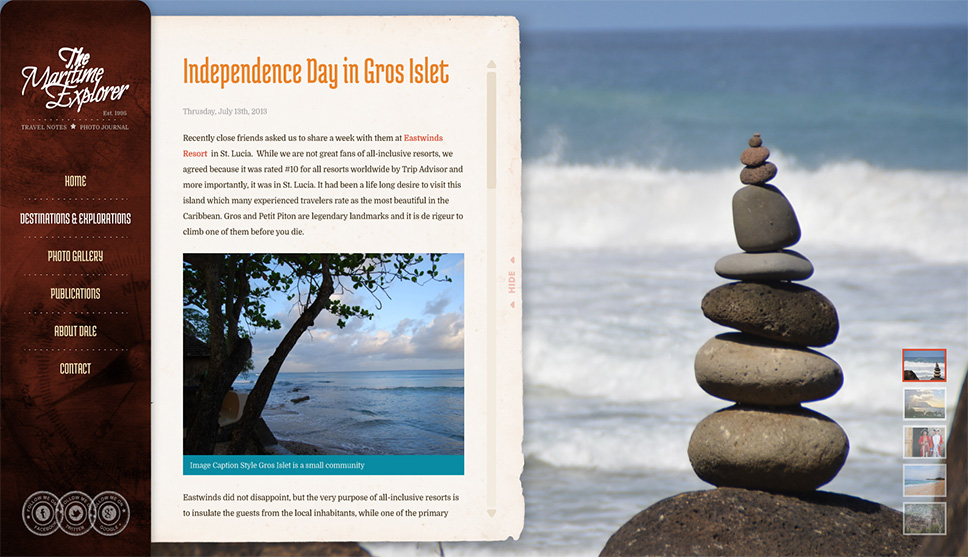 The Maritime Explorer Website