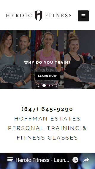 Heroic Fitness Website