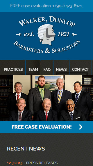 Walker Dunlop Law Website